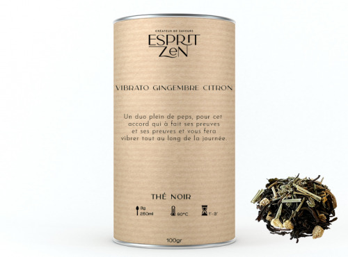 Thé Noir "Vibrato Gingembre Citron"