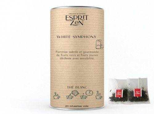 Thé Blanc - "White Shymphony " - Grenade - Cassis - Cranberry