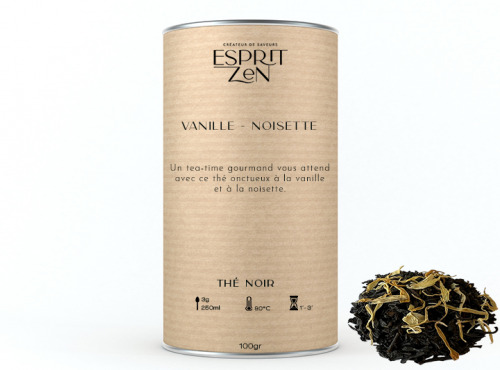 Thé Noir - "Vanille - Noisette"