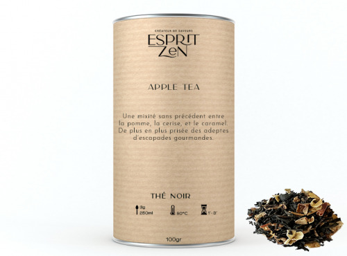 Thé Noir "Apple Tea" - Pomme - Cerise - Caramel