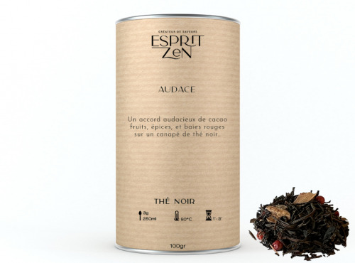 Thé Noir - "Audace" - Menthe - Cacao