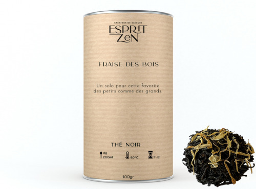 Thé Noir - "Fraise des bois"